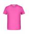 Enfant T-shirt enfant garçon bio décontracté   OCS Standard Rose-vif 8477
