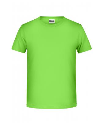 Enfant T-shirt enfant garçon bio décontracté Vert-citron 8477