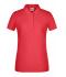 Damen Ladies' Basic Polo   OCS Standard Carmine-red-melange 8478