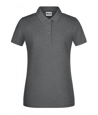 Ladies Ladies' Basic Polo Black-heather 8478