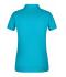 Damen Ladies' Basic Polo Turquoise 8478