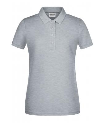 Damen Ladies' Basic Polo Grey-heather 8478