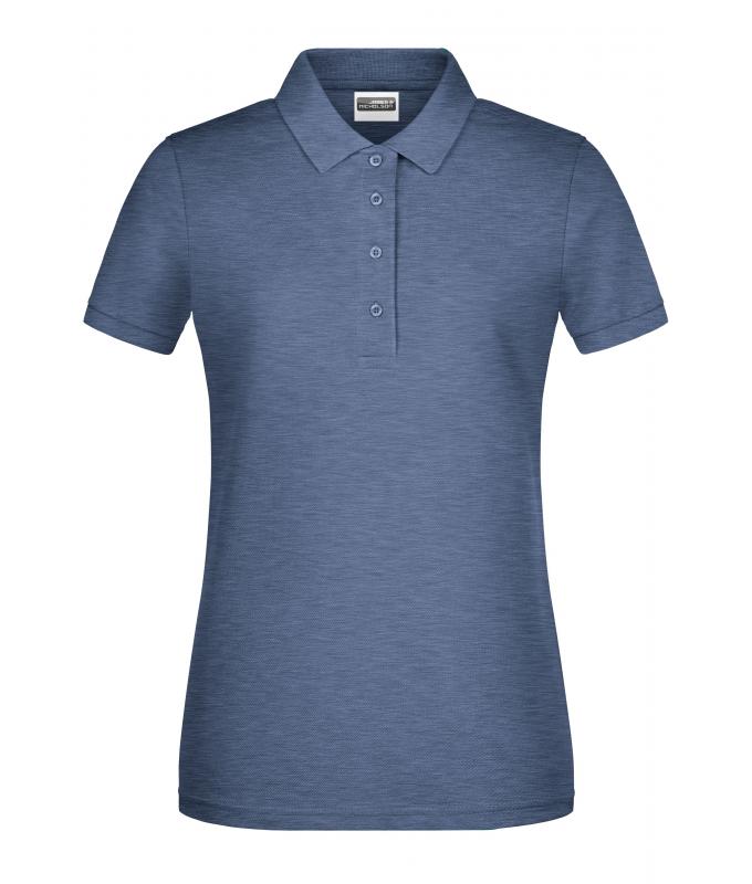 Ladies Ladies' Basic Polo OCS Standard Light-denim-melange 8478