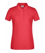 Ladies Ladies' Basic Polo OCS Standard Carmine-red-melange 8478