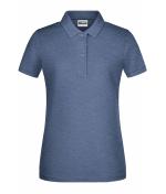 Ladies Ladies' Basic Polo OCS Standard Light-denim-melange 8478