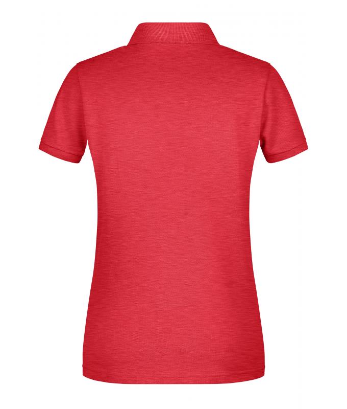 Ladies Ladies' Basic Polo OCS Standard Carmine-red-melange 8478