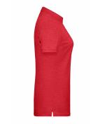 Damen Ladies' Basic Polo OCS Standard Carmine-red-melange 8478