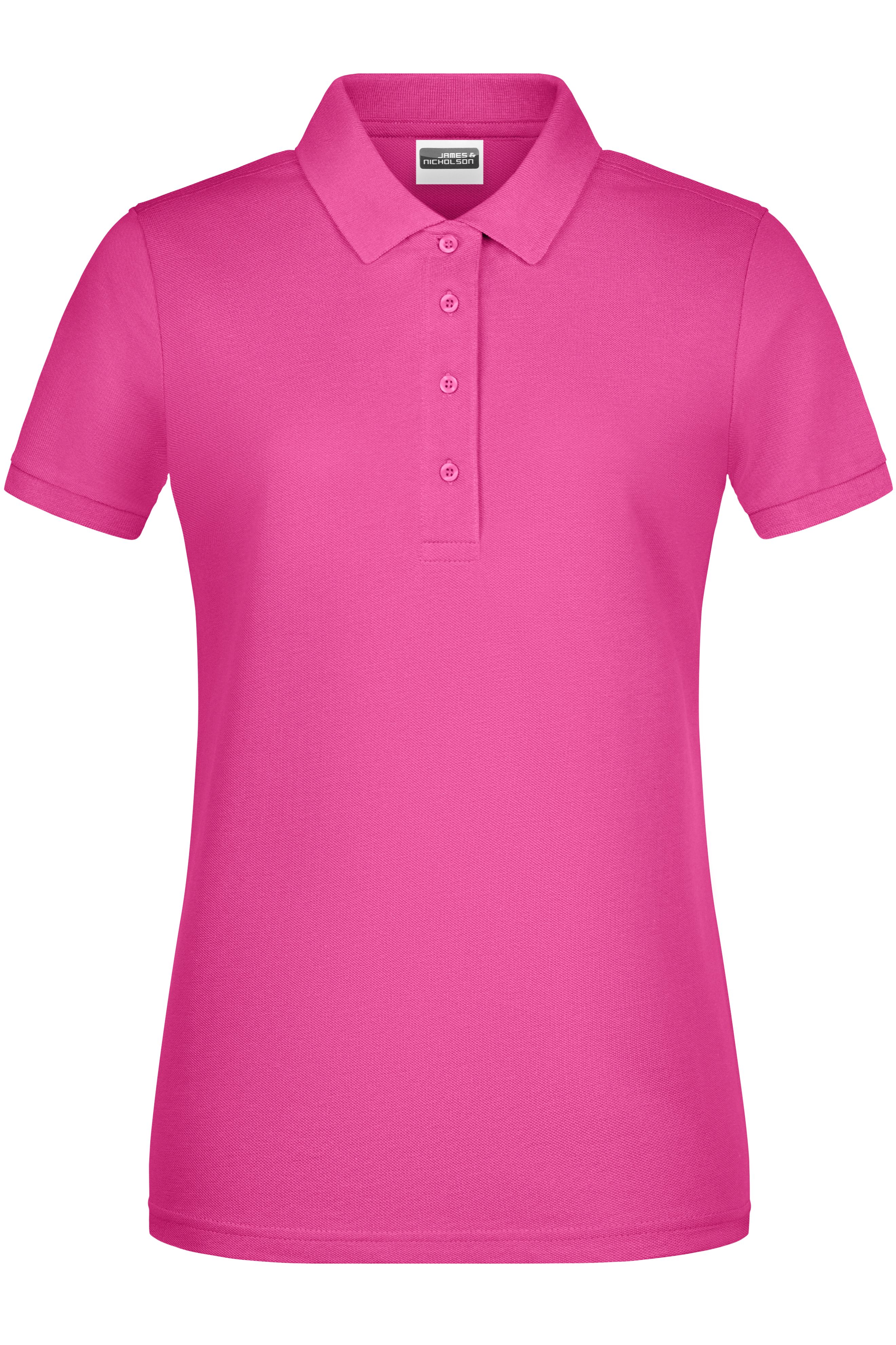 womens pink polo