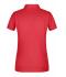 Ladies Ladies' Basic Polo Carmine-red-melange 8478