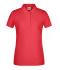 Ladies Ladies' Basic Polo Carmine-red-melange 8478