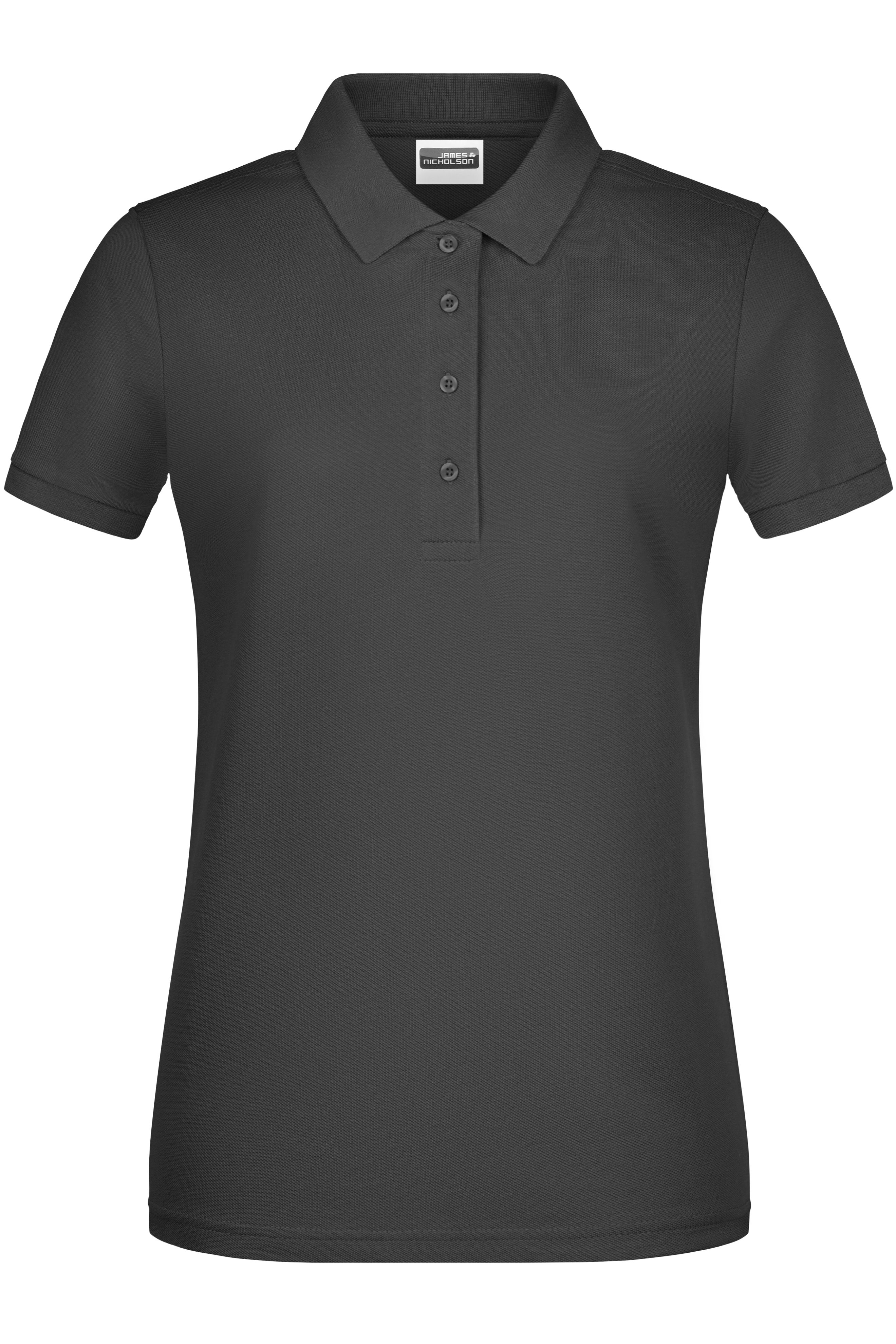 Damen Ladies' Basic Polo BlackDaiber