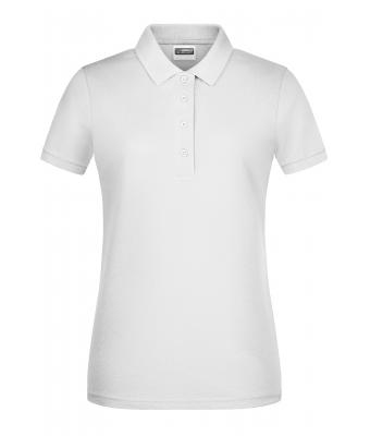 Damen Ladies' Basic Polo White 8478