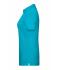 Femme Polo basique pour femmes Turquoise 8478