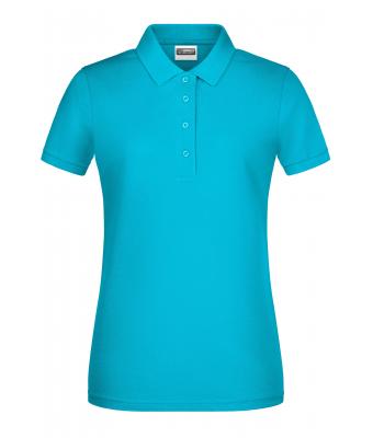 Femme Polo basique pour femmes Turquoise 8478