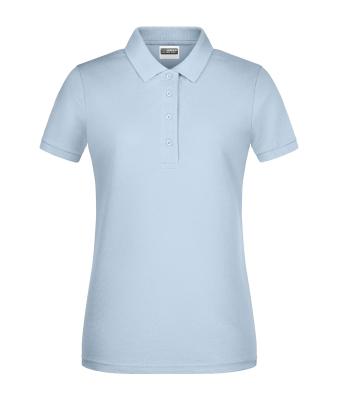 Femme Polo basique pour femmes Bleu-clair 8478