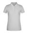 Femme Polo basique pour femmes Gris-pastel 8478