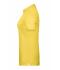 Femme Polo basique pour femmes Jaune-clair 8478