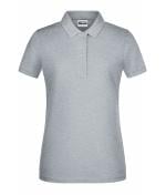 Femme Polo basique pour femmes OCS Standard Gris-chiné 8478