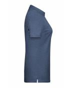 Femme Polo basique pour femmes OCS Standard Denim-clair-mélange 8478