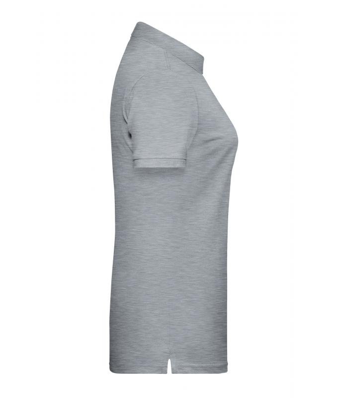Femme Polo basique pour femmes OCS Standard Gris-chiné 8478