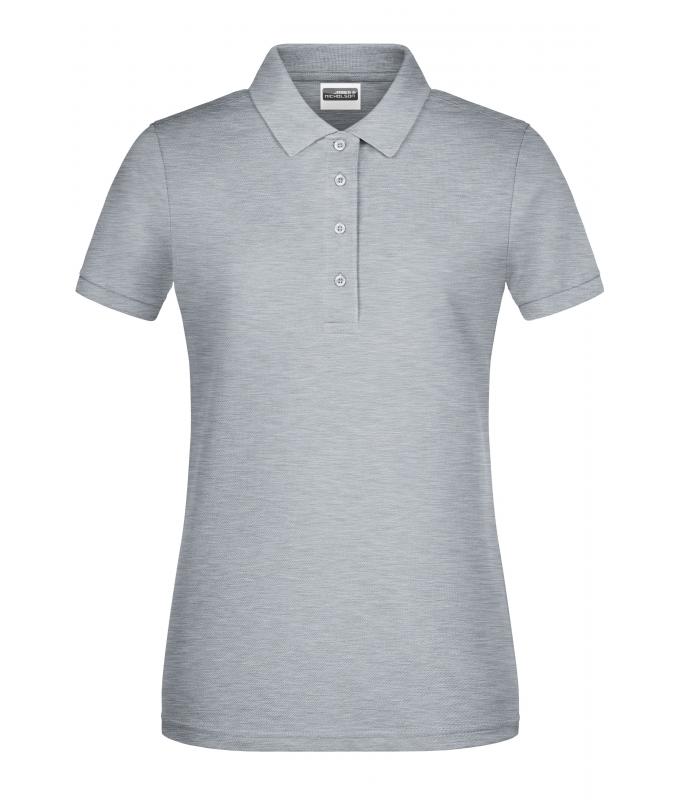 Femme Polo basique pour femmes OCS Standard Gris-chiné 8478