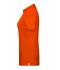 Femme Polo basique pour femmes Orange-foncé 8478