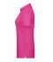 Femme Polo basique pour femmes Rose-vif 8478