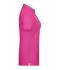 Femme Polo basique pour femmes Rose-vif 8478