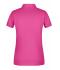 Femme Polo basique pour femmes Rose-vif 8478