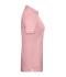 Femme Polo basique pour femmes Rose-pastel 8478