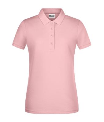 Femme Polo basique pour femmes Rose-pastel 8478