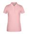 Femme Polo basique pour femmes Rose-pastel 8478