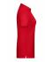 Femme Polo basique pour femmes Rouge 8478