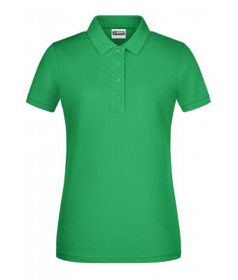 Femme Polo basique pour femmes Vert-fougère 8478