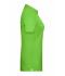 Femme Polo basique pour femmes Vert-citron 8478