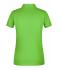 Femme Polo basique pour femmes Vert-citron 8478