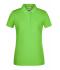 Femme Polo basique pour femmes Vert-citron 8478