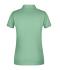 Femme Polo basique pour femmes Vert-jade 8478