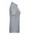 Femme Polo femme bio décontracté Gris-chiné 8478