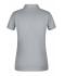 Femme Polo femme bio décontracté Gris-chiné 8478