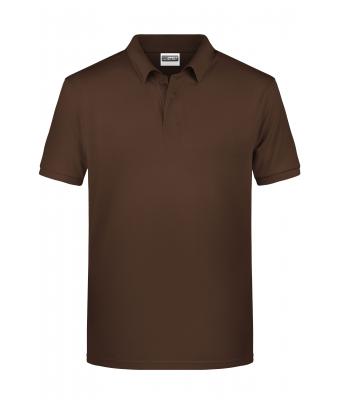 Men Men's Basic Polo   OCS Standard Brown 8479