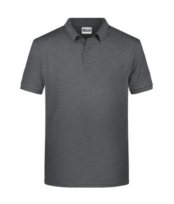 Heren Men's Basic Polo   OCS Standard Zwart-heather 8479