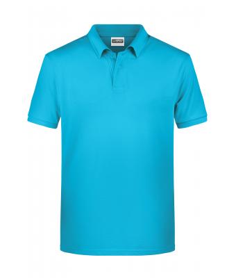 Herren Men's Basic Polo Turquoise 8479