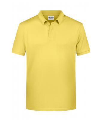 Herren Men's Basic Polo Light-yellow 8479