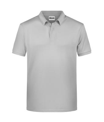 Herren Men's Basic Polo Soft-grey 8479