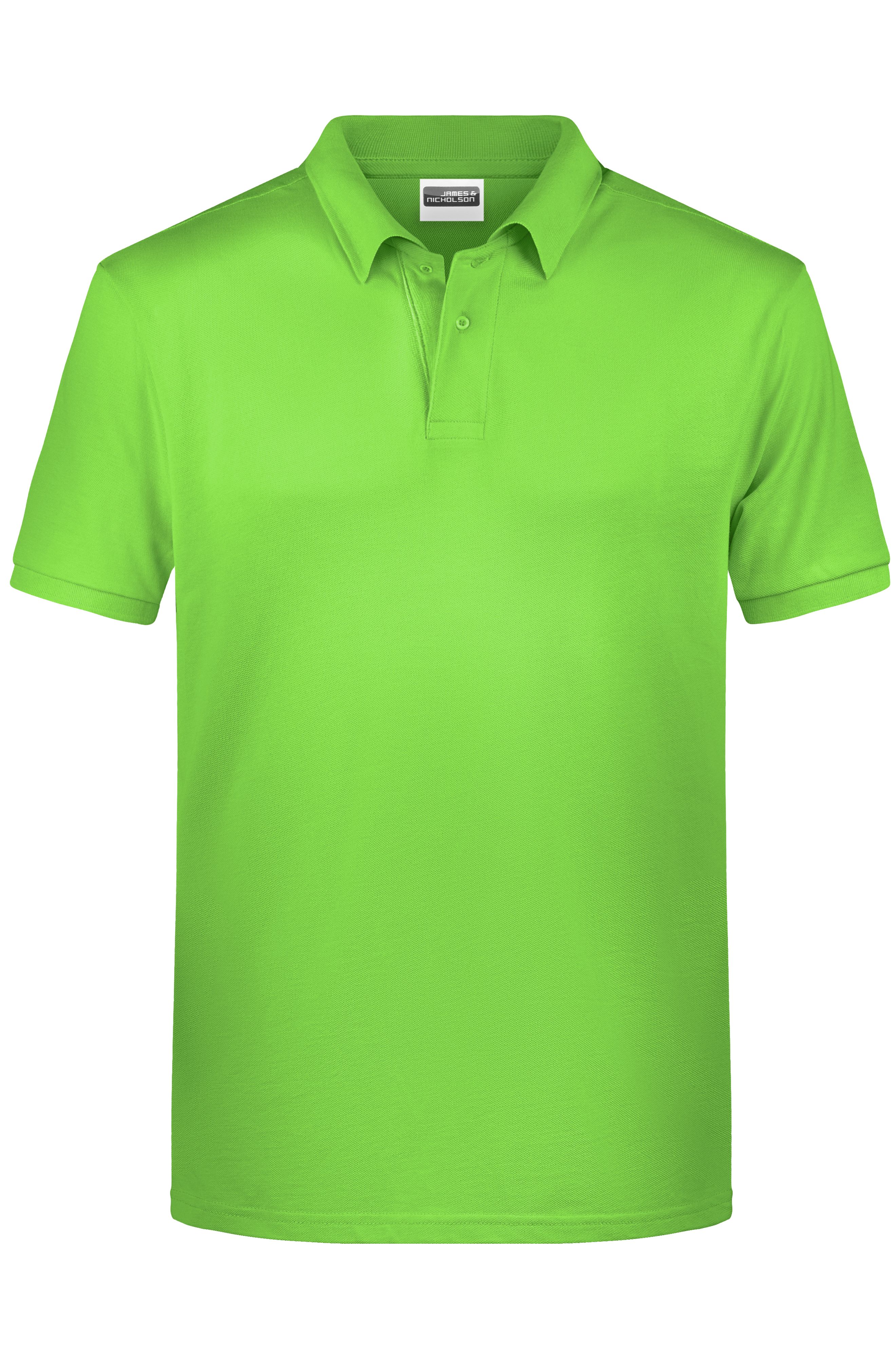 Men Men's Basic Polo Lime-green-Daiber