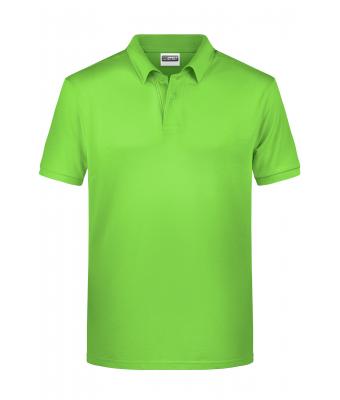 Men Men's Basic Polo Lime-green 8479