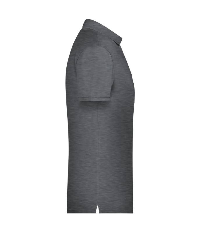 Men Men's Basic Polo OCS Standard Black-heather 8479