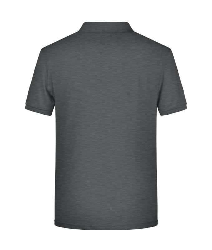 Men Men's Basic Polo OCS Standard Black-heather 8479