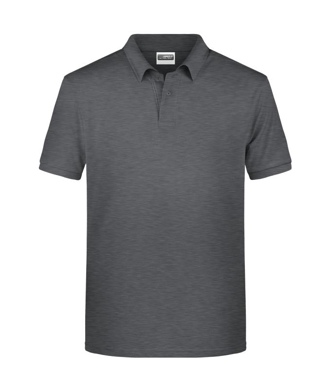 Men Men's Basic Polo OCS Standard Black-heather 8479